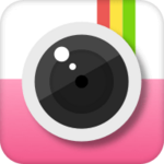 candy selfie camera android application logo